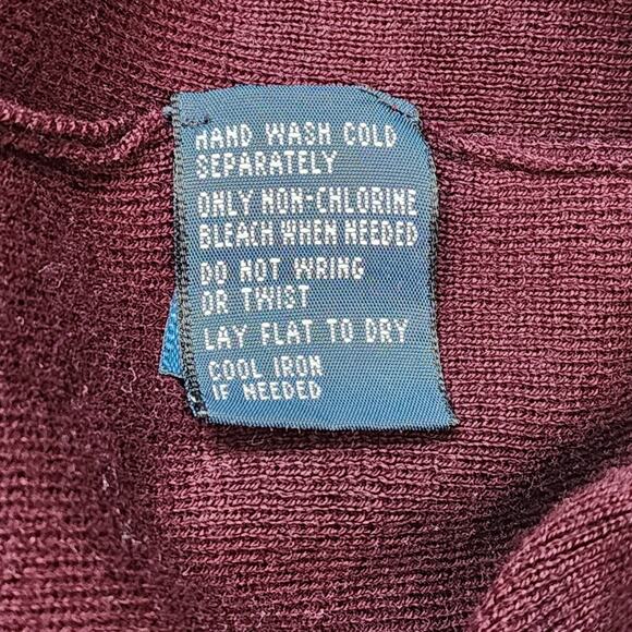Polo Ralph Lauren Sweater Mens Burgundy V Neck Pullover Pima Cotton Sz XXL - Picture 6 of 6